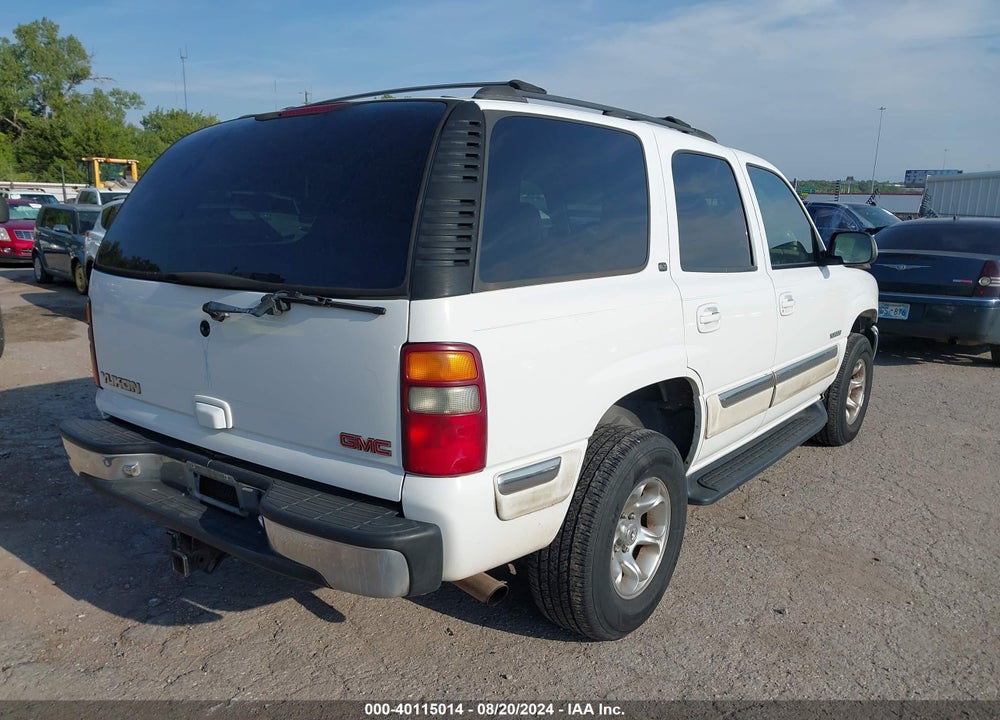 2001 GMC YUKON SLT VIN: 1GKEK13T71R154864