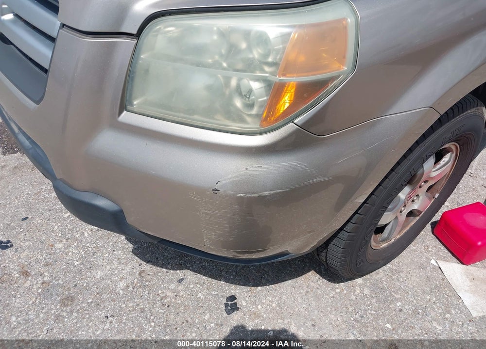 2006 HONDA PILOT EX-L VIN: 2HKYF18546H523850