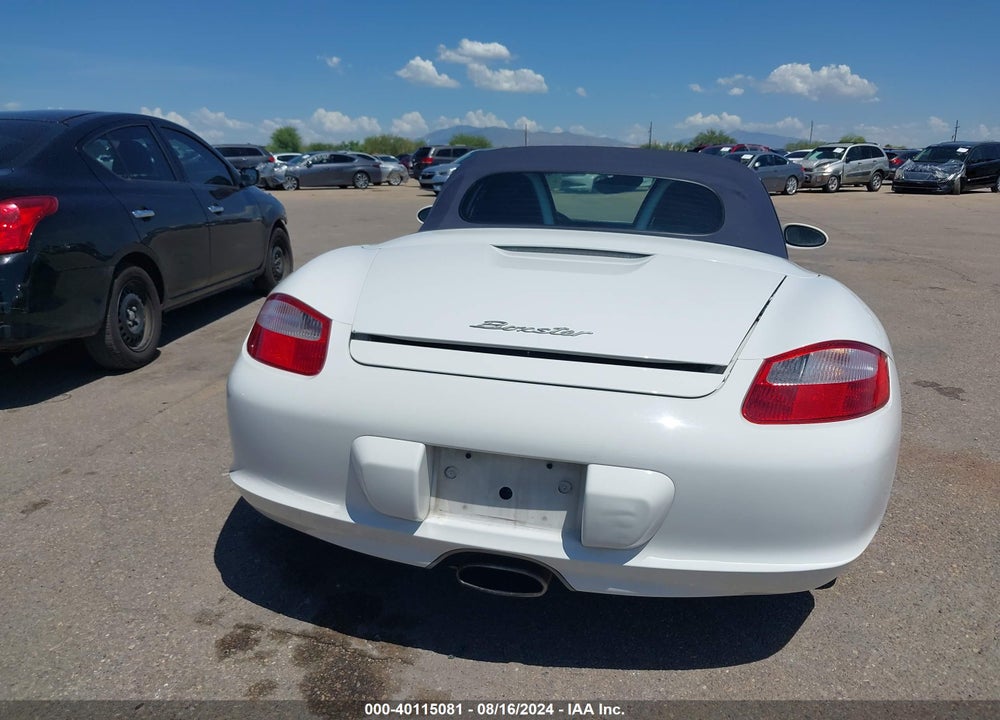 2007 PORSCHE BOXSTER VIN: WP0CA29877U710241