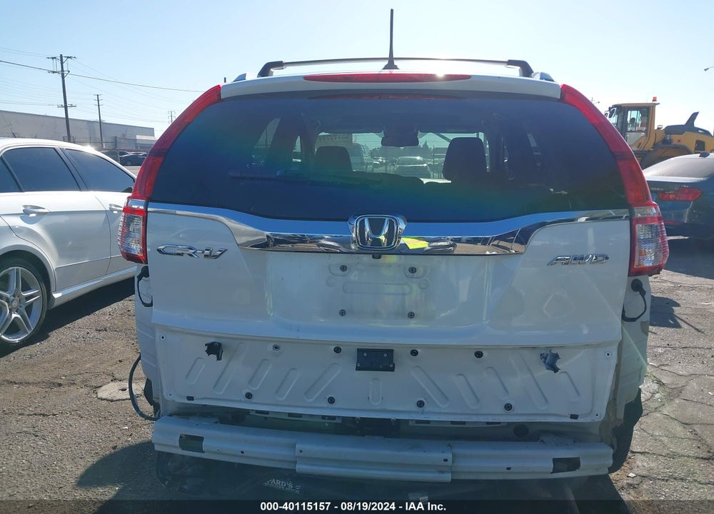 2016 HONDA CR-V TOURING VIN: 5J6RM4H92GL055042