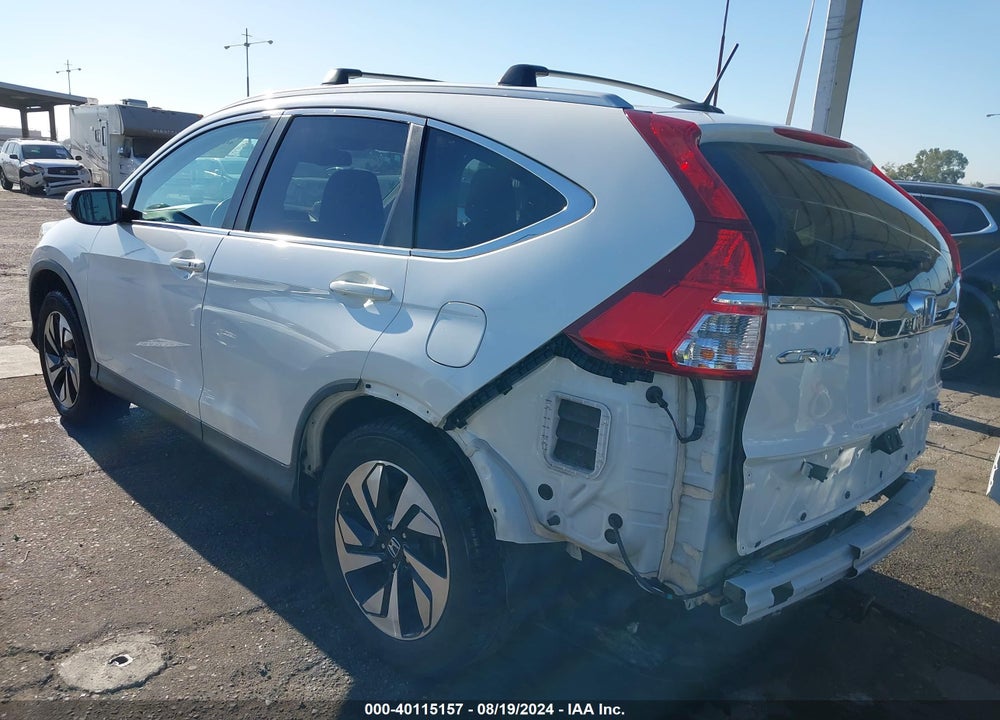 2016 HONDA CR-V TOURING VIN: 5J6RM4H92GL055042