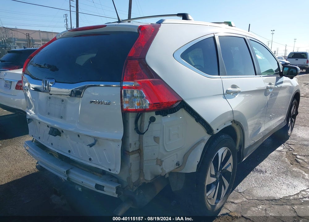 2016 HONDA CR-V TOURING VIN: 5J6RM4H92GL055042