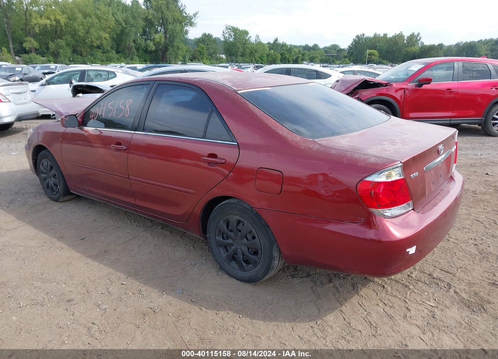 2005 TOYOTA CAMRY VIN: 4T1BE30K55U102497