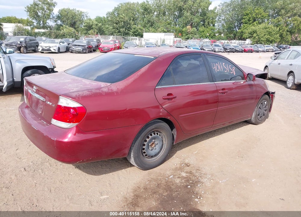 2005 TOYOTA CAMRY VIN: 4T1BE30K55U102497