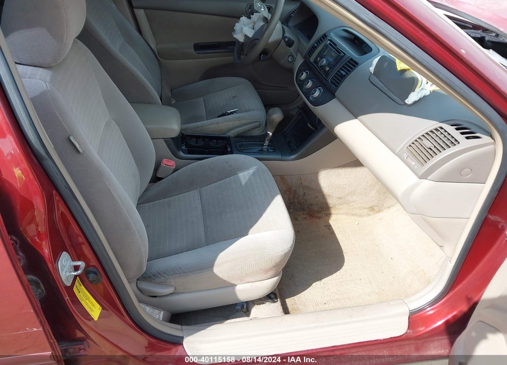 2005 TOYOTA CAMRY VIN: 4T1BE30K55U102497