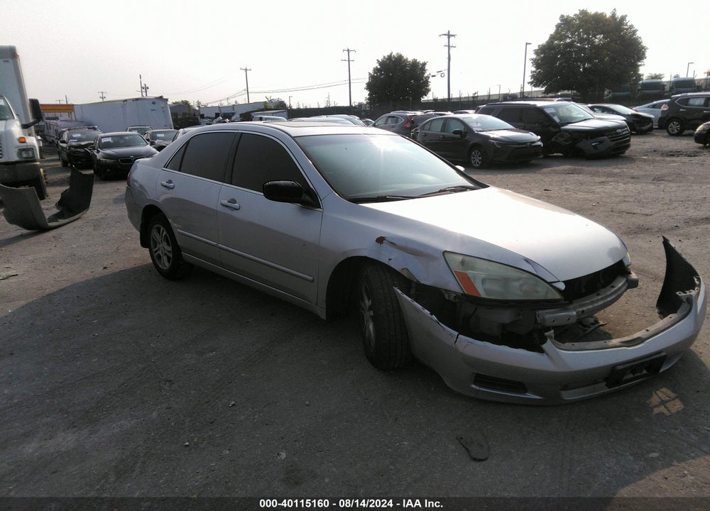 2007 HONDA ACCORD 2.4 EX VIN: 1HGCM56867A156433