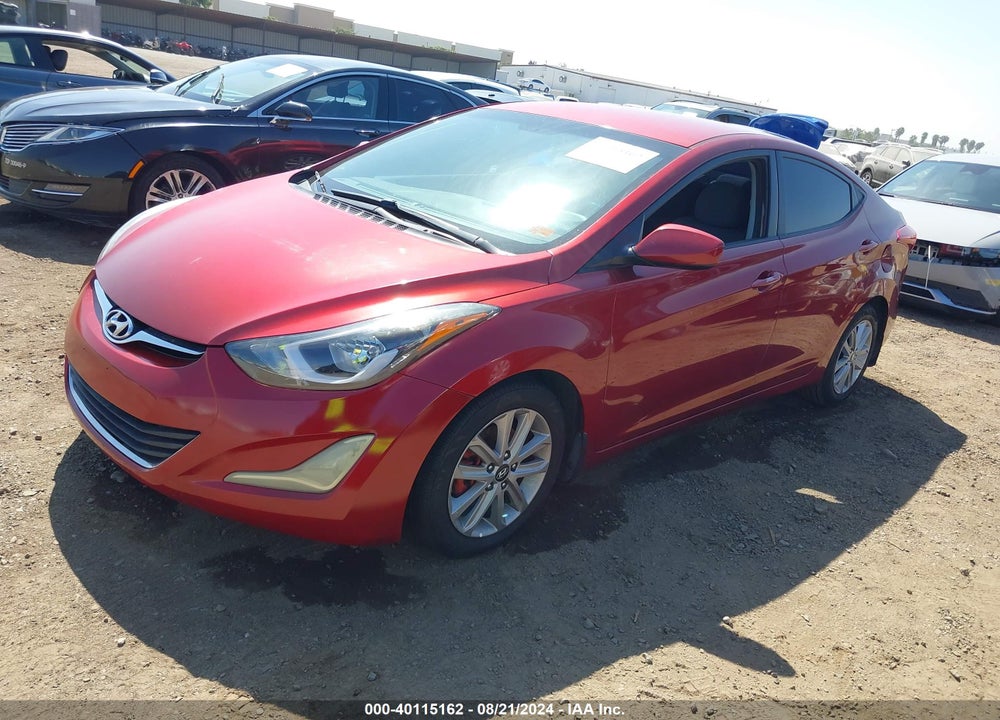 2016 HYUNDAI ELANTRA SE VIN: 5NPDH4AE1GH692438