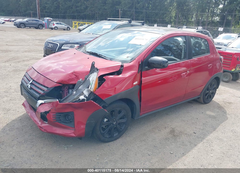 2023 MITSUBISHI MIRAGE BLACK EDITION/RALLIART/SE VIN: ML32AWHJ3PH002667