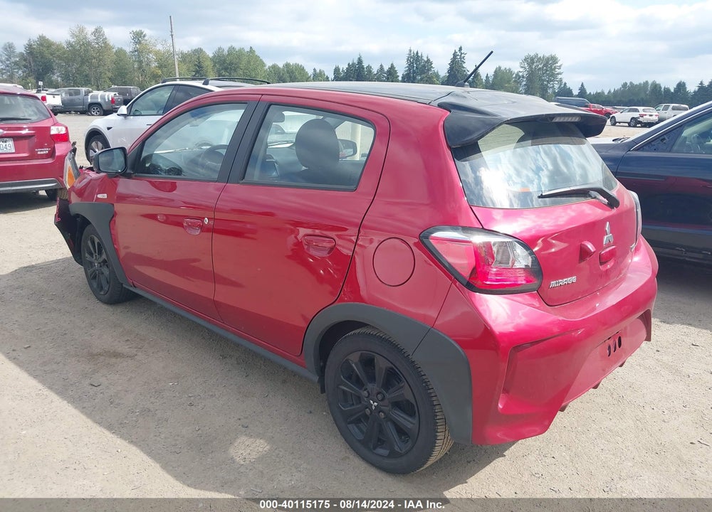 2023 MITSUBISHI MIRAGE BLACK EDITION/RALLIART/SE VIN: ML32AWHJ3PH002667