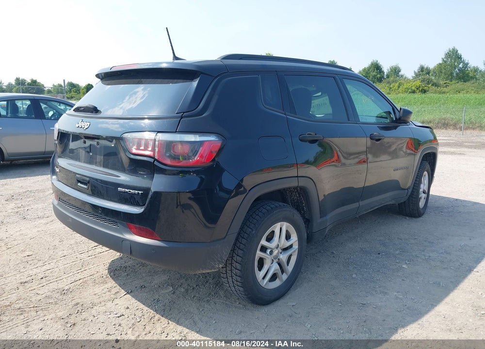 2017 JEEP NEW COMPASS SPORT 4X4 VIN: 3C4NJDAB9HT596931