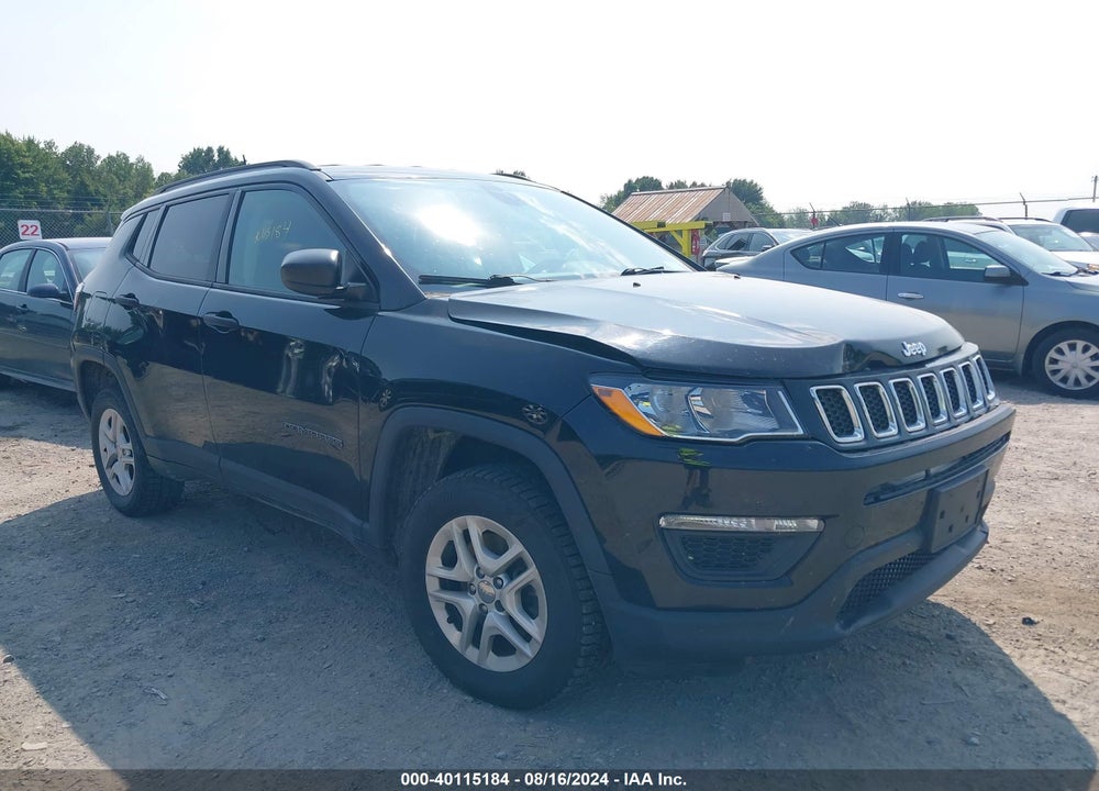 2017 JEEP NEW COMPASS SPORT 4X4 VIN: 3C4NJDAB9HT596931