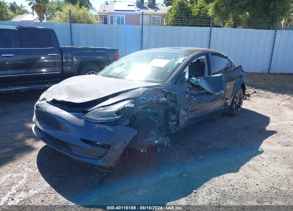 2022 TESLA MODEL 3 PERFORMANCE DUAL MOTOR ALL-WHEEL DRIVE VIN: 5YJ3E1EC8NF127806