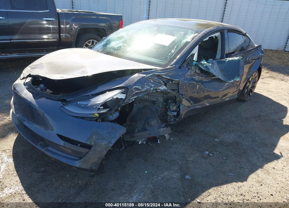 2022 TESLA MODEL 3 PERFORMANCE DUAL MOTOR ALL-WHEEL DRIVE VIN: 5YJ3E1EC8NF127806