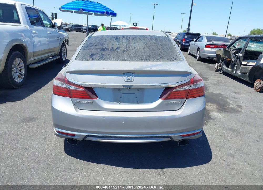 2017 HONDA ACCORD SPORT VIN: 1HGCR2F59HA060965