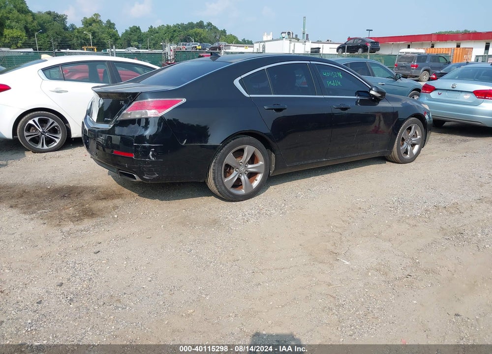2013 ACURA TL 3.7 VIN: 19UUA9F54DA002678