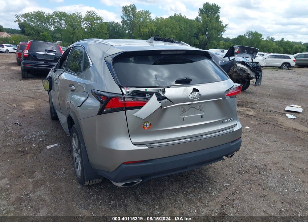 2016 LEXUS NX 200T VIN: JTJBARBZ6G2048975