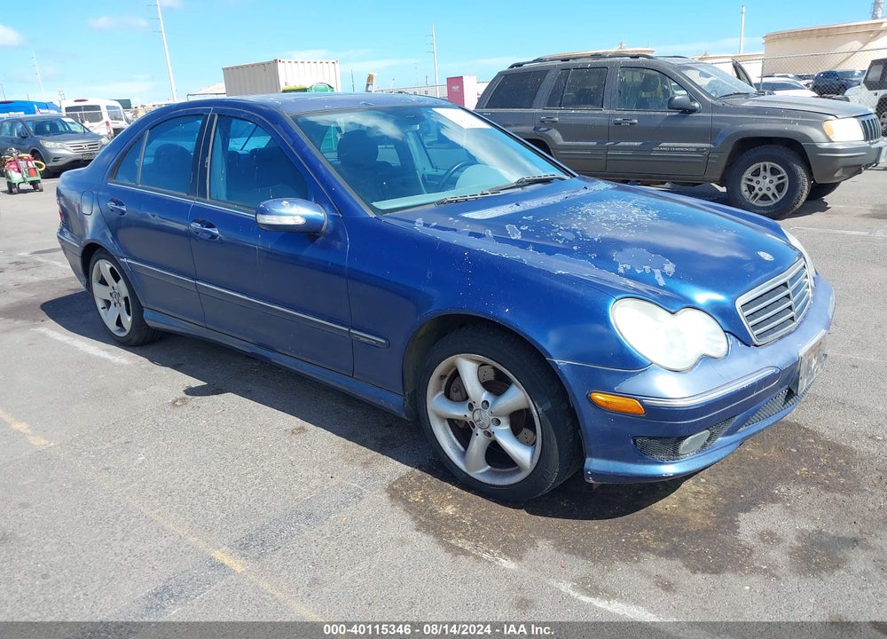 2005 MERCEDES-BENZ C 230 KOMPRESSOR SPORT VIN: WDBRF40J25F648349