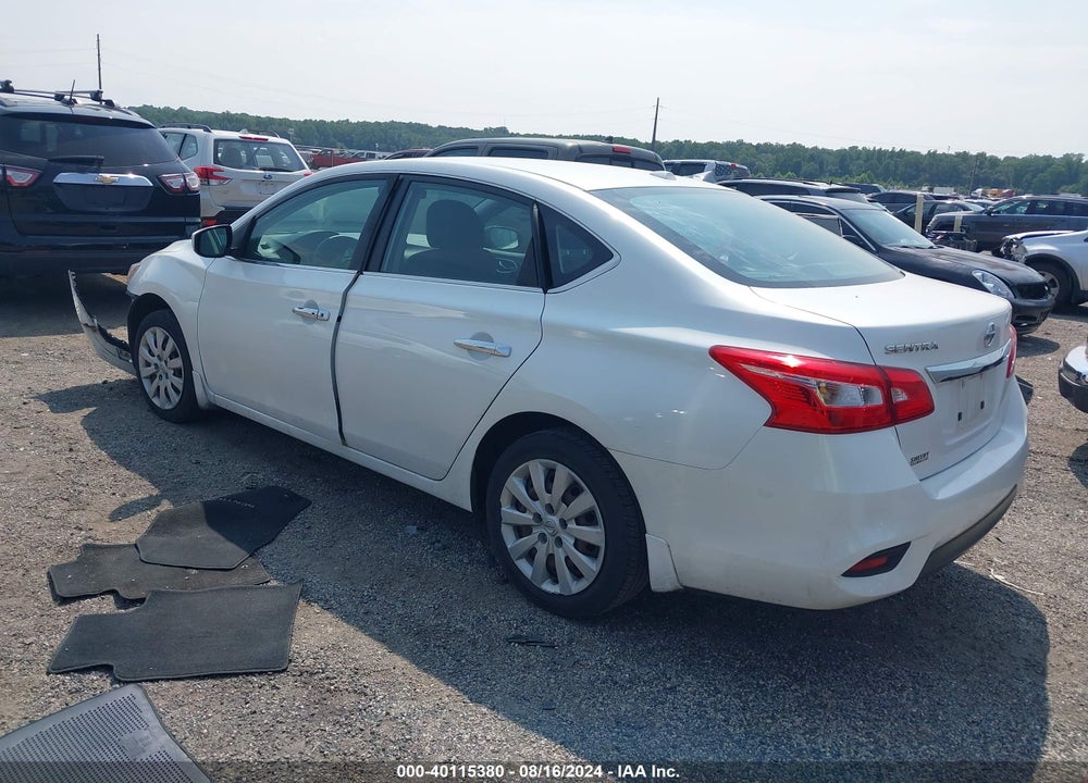 2017 NISSAN SENTRA SV VIN: 3N1AB7AP7HY210196
