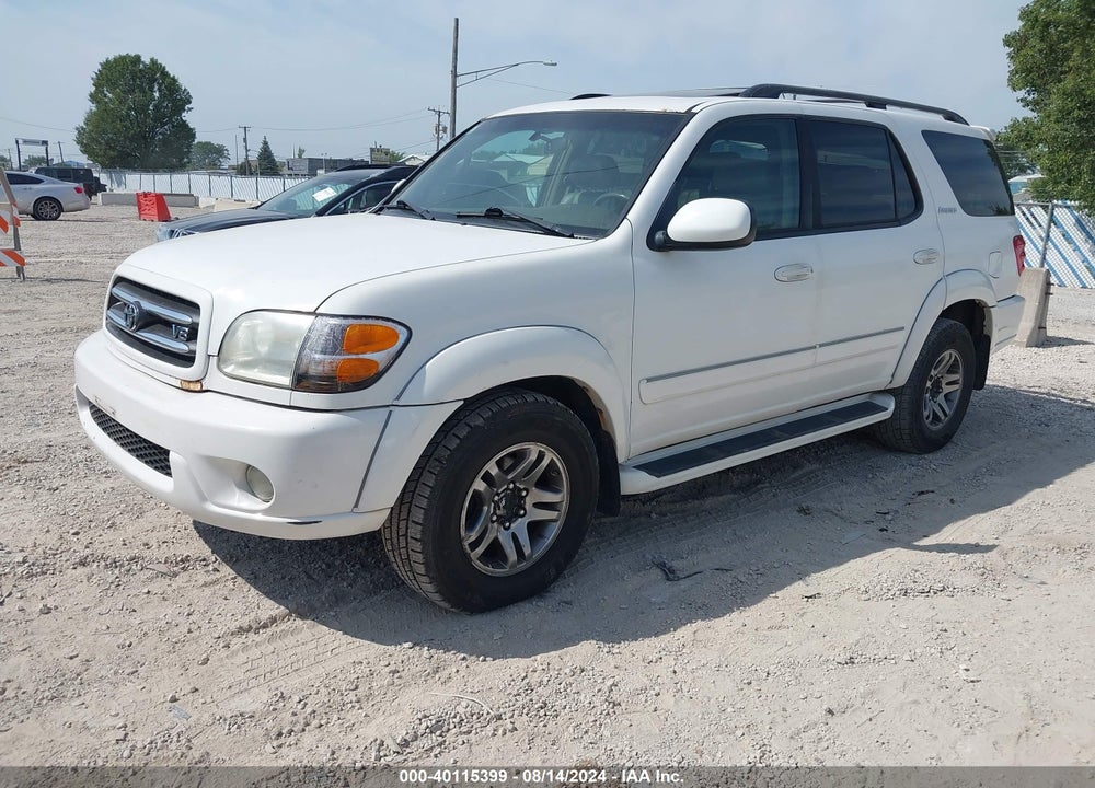 2001 TOYOTA SEQUOIA LIMITED V8 VIN: 5TDBT48A61S009305