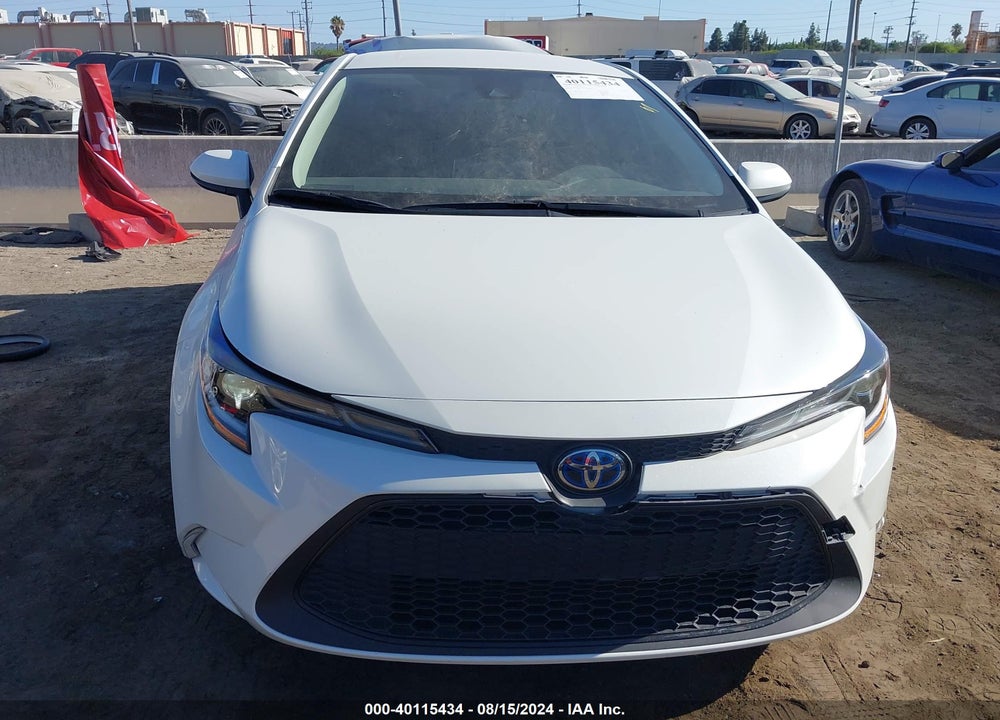 2021 TOYOTA COROLLA HYBRID LE VIN: JTDEAMDE1MJ014621