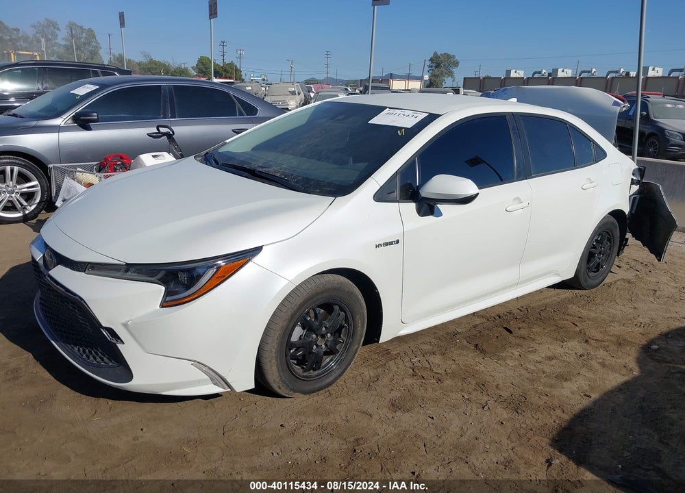 2021 TOYOTA COROLLA HYBRID LE VIN: JTDEAMDE1MJ014621
