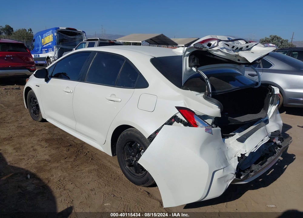 2021 TOYOTA COROLLA HYBRID LE VIN: JTDEAMDE1MJ014621