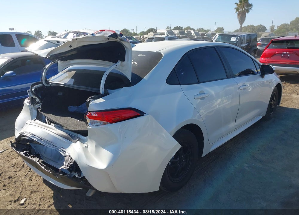 2021 TOYOTA COROLLA HYBRID LE VIN: JTDEAMDE1MJ014621