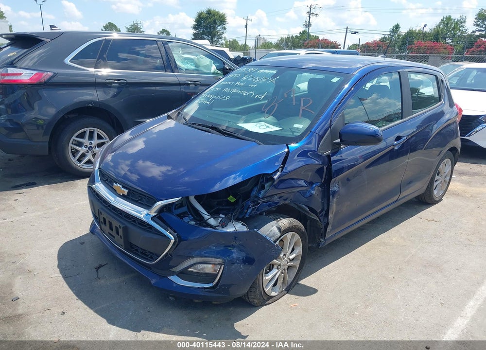 2022 CHEVROLET SPARK FWD 1LT AUTOMATIC VIN: KL8CD6SA0NC011735