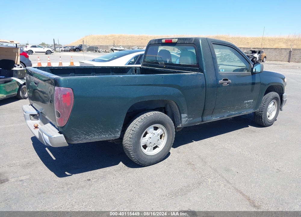 2005 CHEVROLET COLORADO VIN: 1GCCS148X58274232