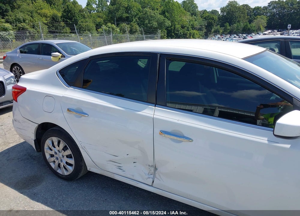 2019 NISSAN SENTRA S VIN: 3N1AB7AP5KY280707