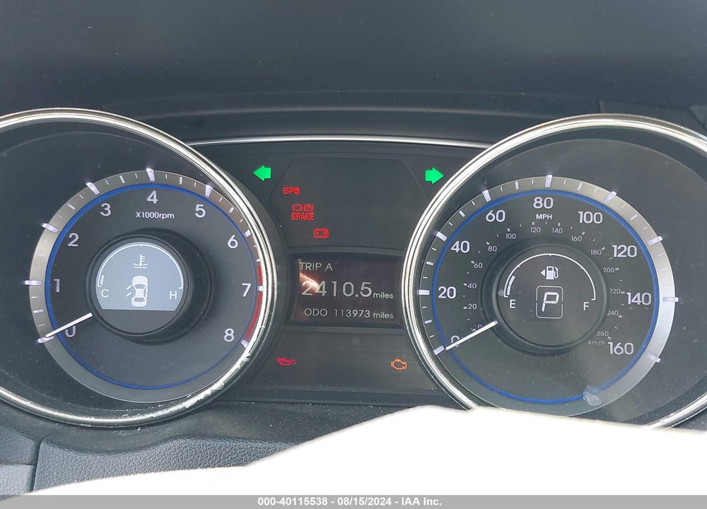 2011 HYUNDAI SONATA GLS VIN: 5NPEB4AC5BH204766