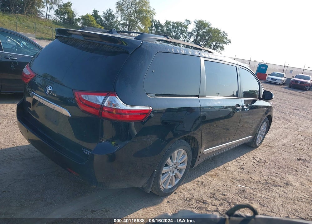 2017 TOYOTA SIENNA LIMITED PREMIUM 7 PASSENGER VIN: 5TDDZ3DC6HS161927