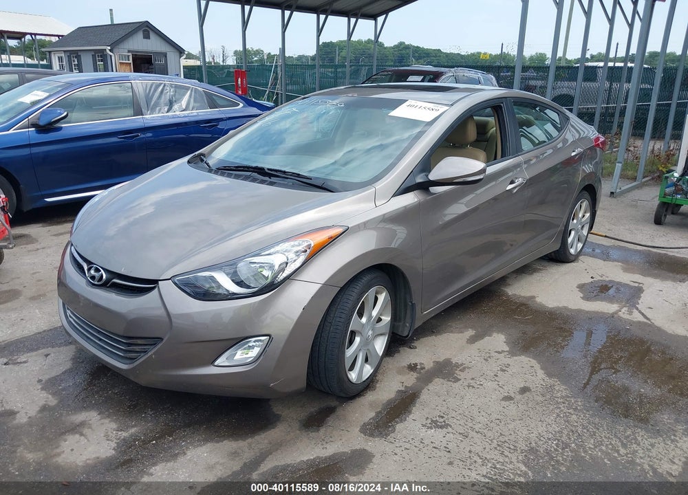 2013 HYUNDAI ELANTRA LIMITED VIN: 5NPDH4AE8DH428662