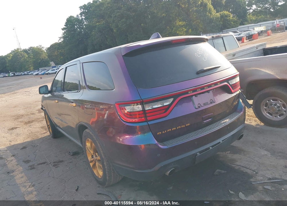2019 DODGE DURANGO R/T RWD VIN: 1C4SDHCTXKC769611