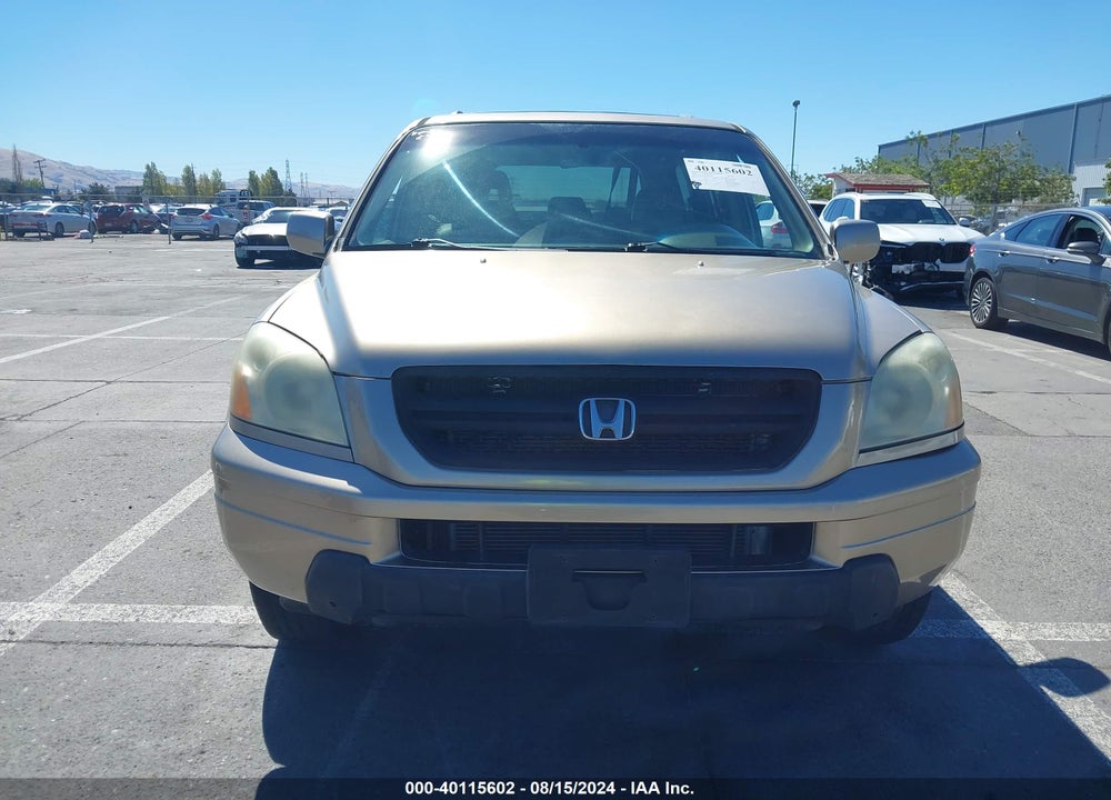 2005 HONDA PILOT VIN: 2HKYF18585H511375