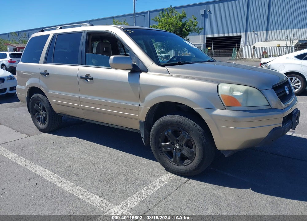 2005 HONDA PILOT VIN: 2HKYF18585H511375