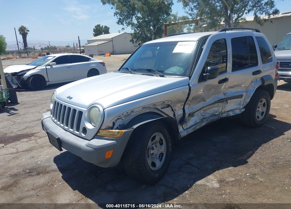 2005 JEEP LIBERTY SPORT VIN: 1J4GK48K05W562999