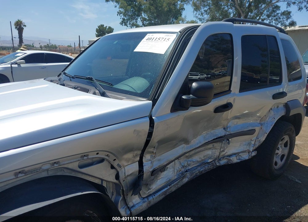 2005 JEEP LIBERTY SPORT VIN: 1J4GK48K05W562999