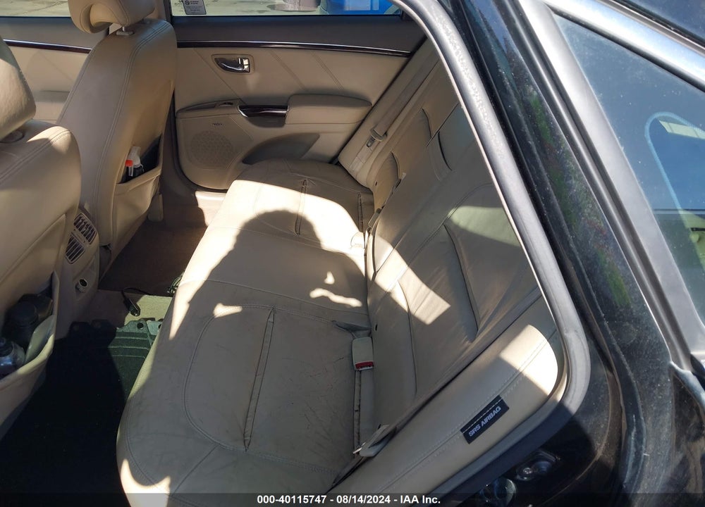 2010 HYUNDAI AZERA VIN: KMHFC4DF7AA512241
