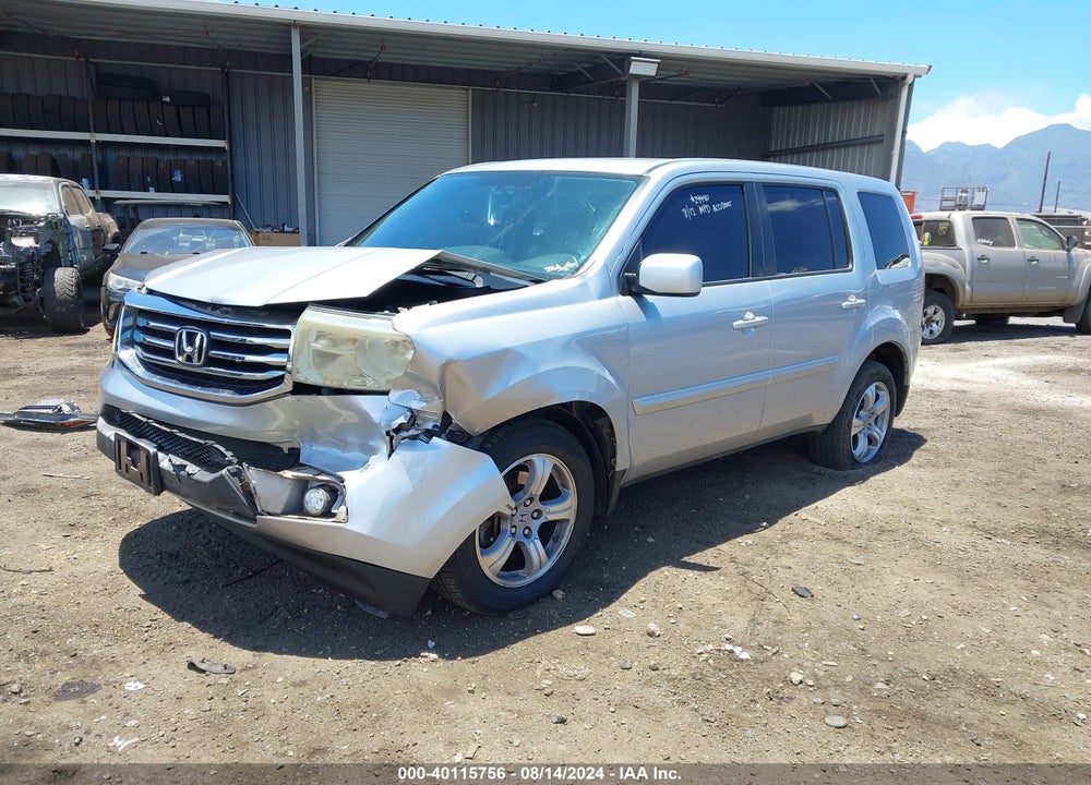 2014 HONDA PILOT EX VIN: 5FNYF3H41EB012418