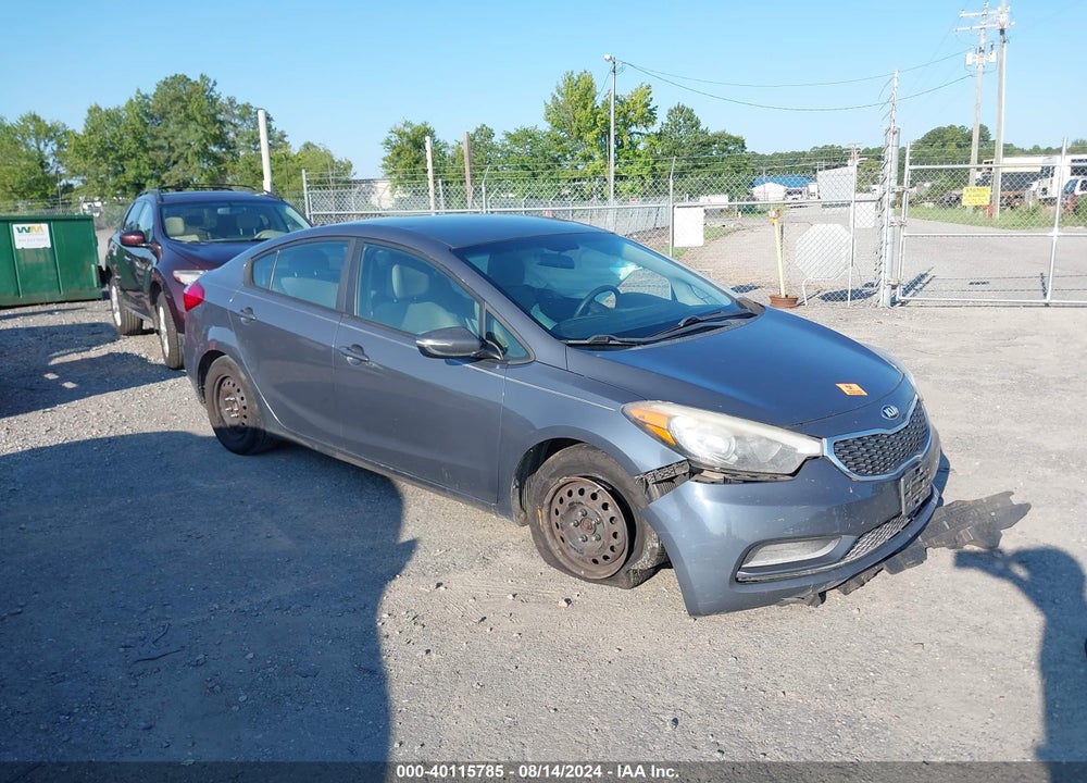 2015 KIA FORTE LX VIN: KNAFX4A62F5393072