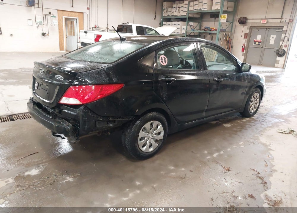 2016 HYUNDAI ACCENT SE VIN: KMHCT4AE7GU163782
