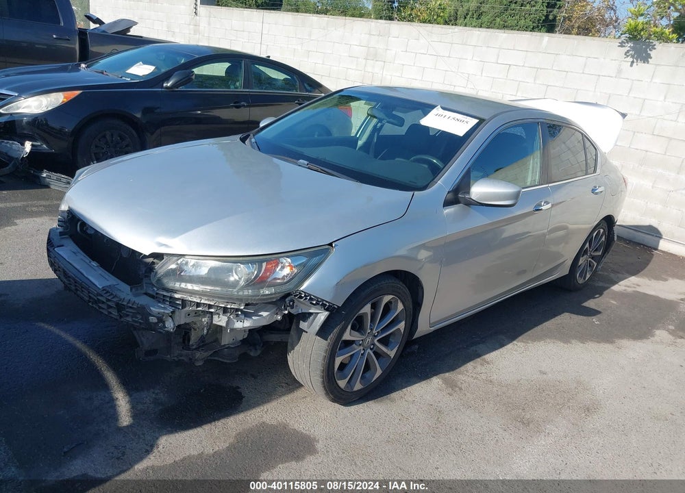 2015 HONDA ACCORD SPORT VIN: 1HGCR2F54FA029586