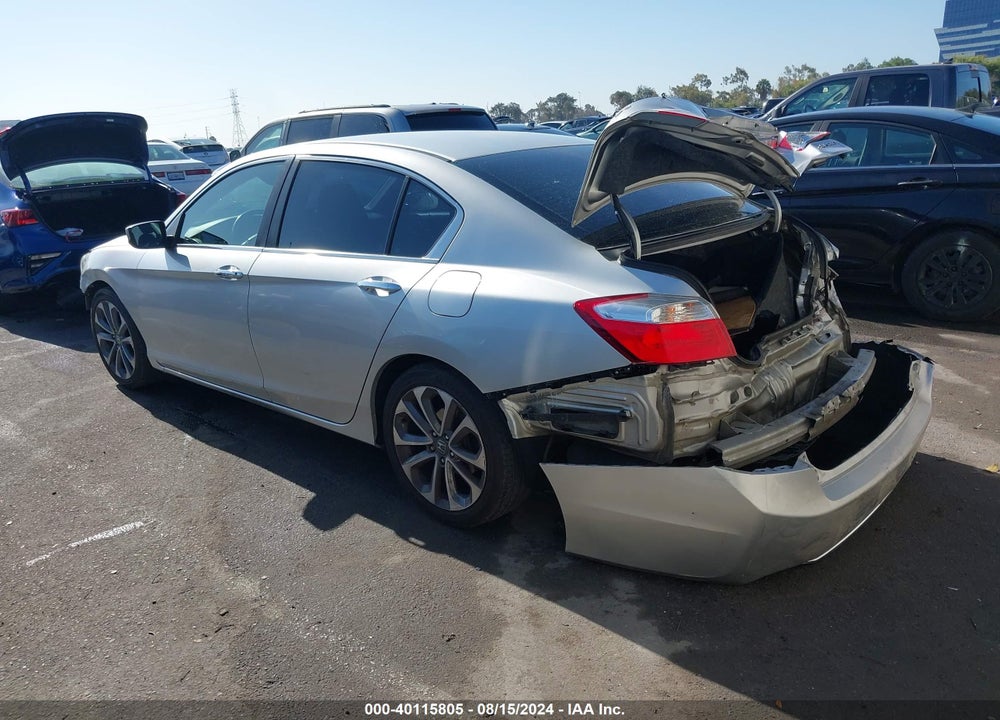 2015 HONDA ACCORD SPORT VIN: 1HGCR2F54FA029586