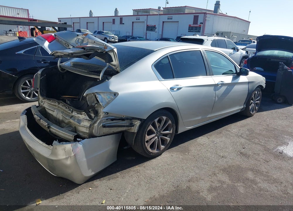 2015 HONDA ACCORD SPORT VIN: 1HGCR2F54FA029586