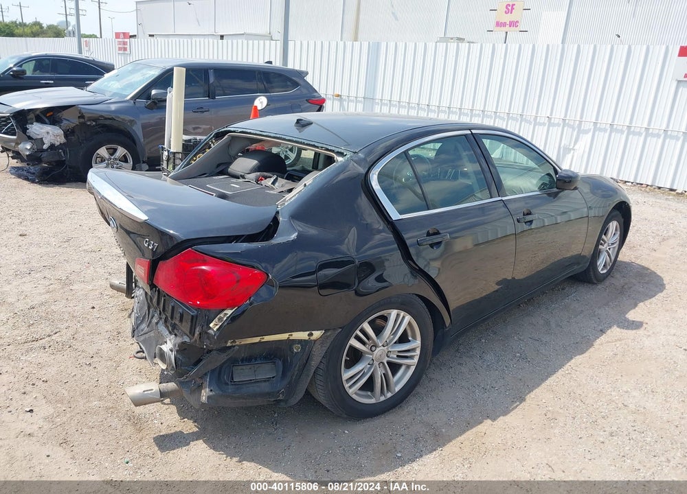 2012 INFINITI G37 JOURNEY VIN: JN1CV6AP7CM936212