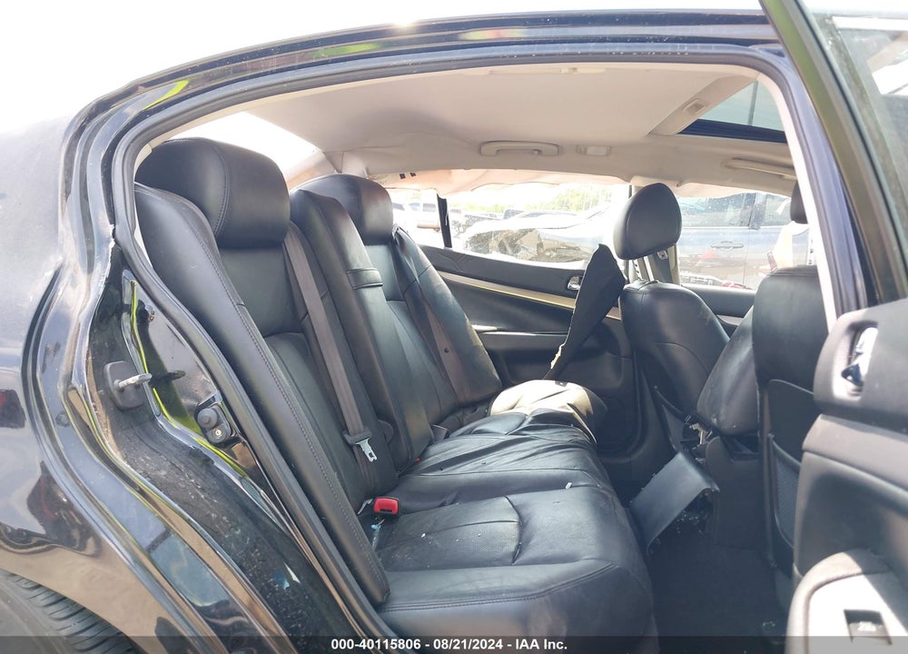 2012 INFINITI G37 JOURNEY VIN: JN1CV6AP7CM936212