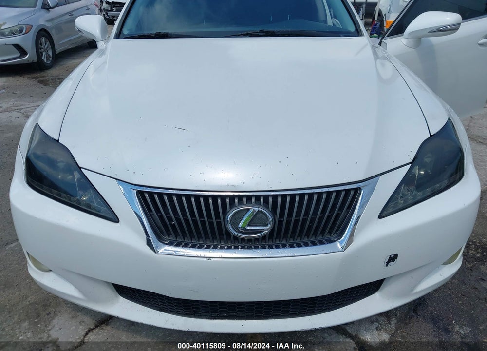 2009 LEXUS IS 250 VIN: JTHBK262595105221