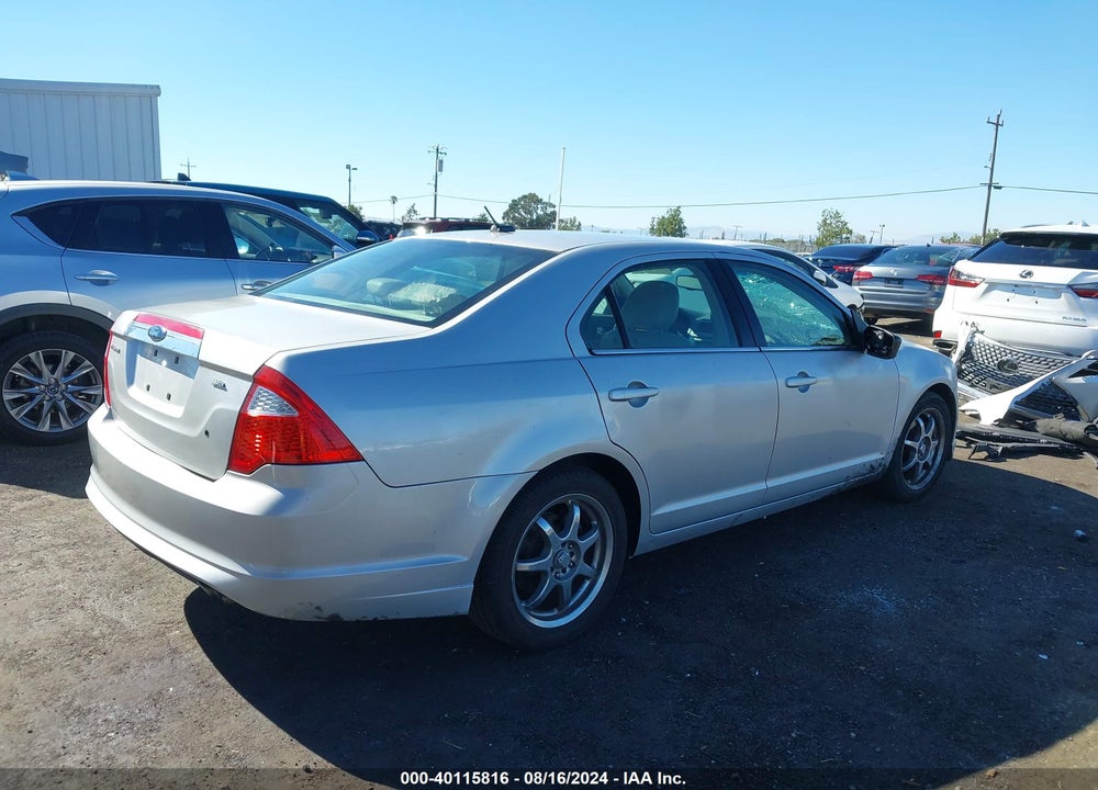 2010 FORD FUSION SEL VIN: 3FAHP0JA9AR176557