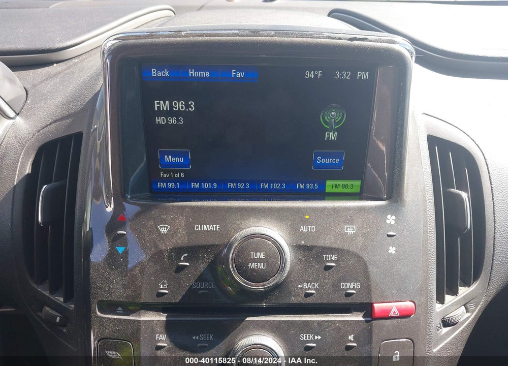 2014 CHEVROLET VOLT VIN: 1G1RE6E40EU113978